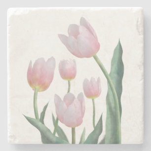 Porta-copo De Pedra Boho Floral Pastel