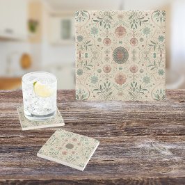 Porta-copo De Pedra Boho Herb