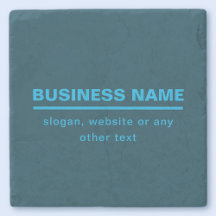 Bold Modern Business Name Modelo | Azul