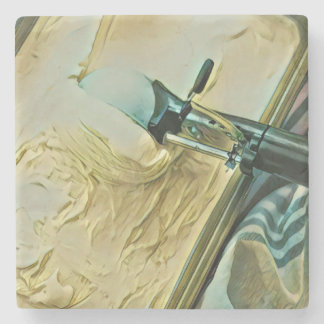 Porta-copo De Pedra bolo de sorvete