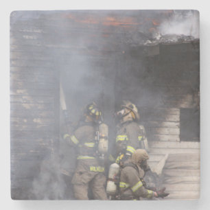 Porta-copo De Pedra Bombeiro