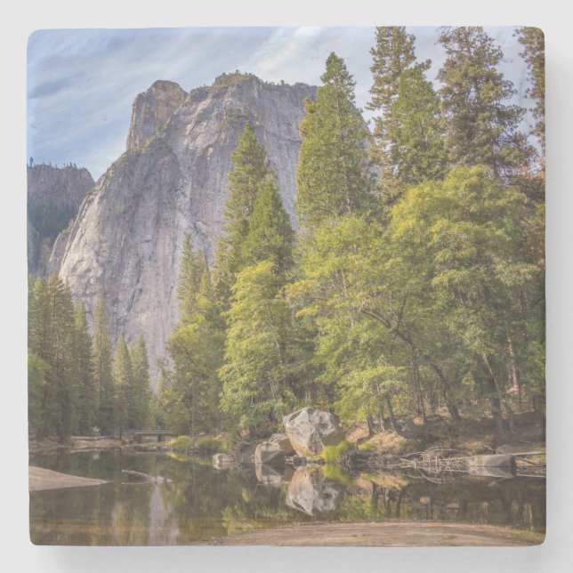 Porta-copo De Pedra Bonitas montanhas de Yosemite (Frente)