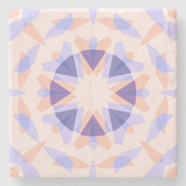 Porta-copo De Pedra Bonito Pastel Purple Peach Star Eclectic Kitsch