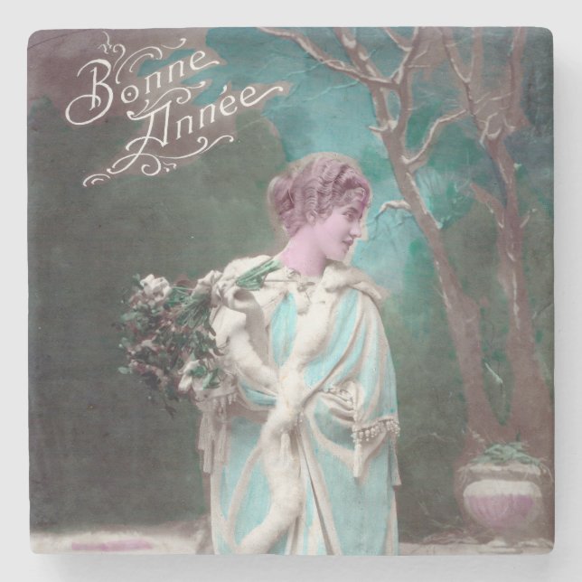 Porta-copo De Pedra Bonne Anner (Frente)