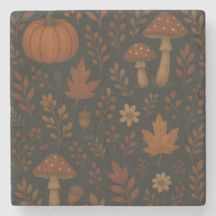 Porta-copo De Pedra Botânica de Casa de Algodão Escuro