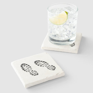 Porta-copo De Pedra Botas de navegação - Pegadas - Porta copos de pe