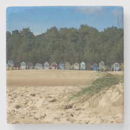 Porta-copo De Pedra Botas de praia ao lado do mar, Norfolk do Norte