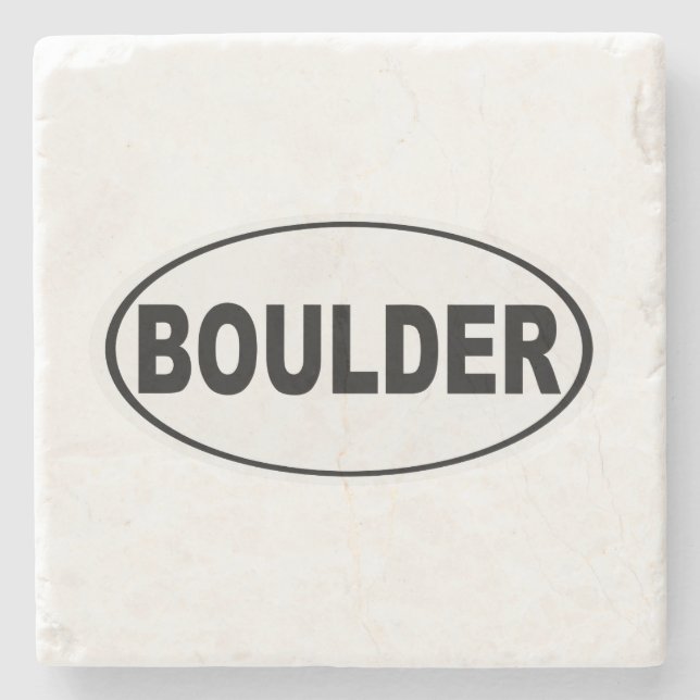 Porta-copo De Pedra Boulder Colorado (Frente)