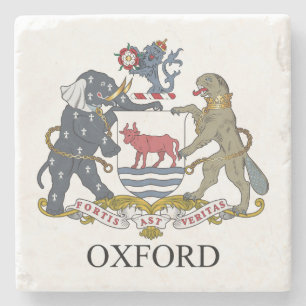 Porta-copo De Pedra Brasão de Oxford
