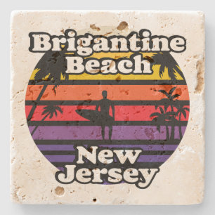 Porta-copo De Pedra Brigantine Beach, Nova Jersey