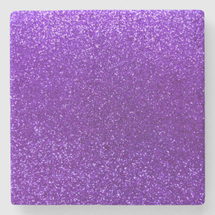 Porta-copo De Pedra Brilho roxo do índigo