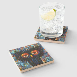 Porta-copo De Pedra Brilliant e Wise Owl