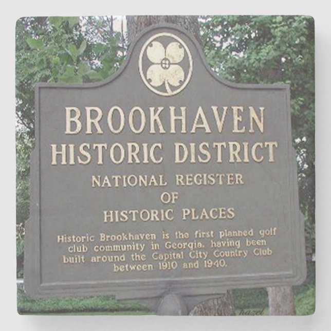 Porta-copo De Pedra Brookhaven Atlanta, Historic Brookhaven, Brookhave (Frente)