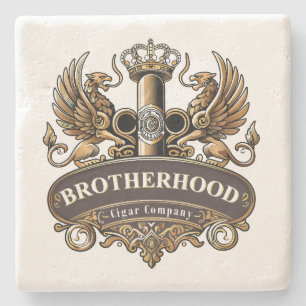 Porta-copo De Pedra Brotherhood Cigar Company