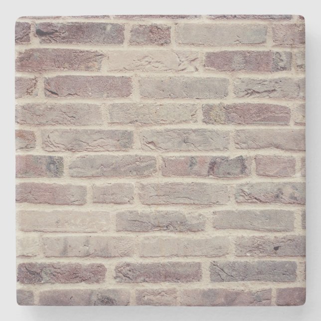Porta-copo De Pedra Brown Brick Wall (Frente)