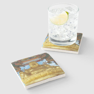 Porta-copo De Pedra Buda Chinesa