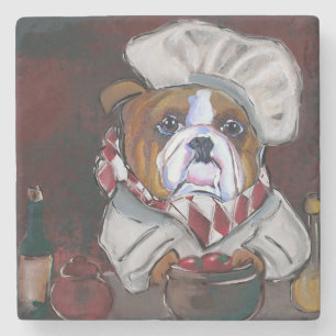 Porta-copo De Pedra Bulldog 