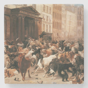 Porta-copo De Pedra Bulls and Bears in the Stock Market (W.H. Beard)