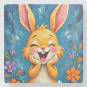 Porta-copo De Pedra Bunny Bliss