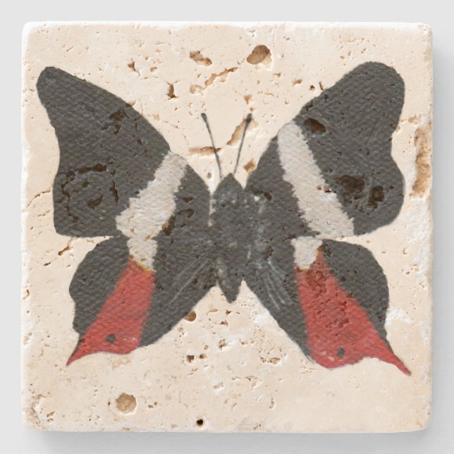Porta-copo De Pedra Butterfly9 (Frente)