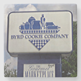 Porta-copo De Pedra Byrd Cookie Company, Savannah Georgia Porta copos
