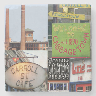 Porta-copo De Pedra Cabbagetown Atlanta, Porta copos de Cabbagetown