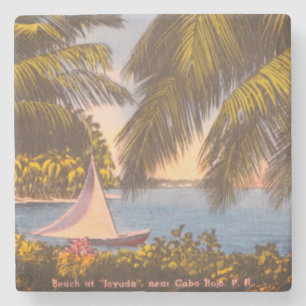 Porta-copo De Pedra Cabo Rojo, Porto Rico - Praia em Joyuda