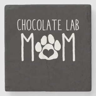 Porta-copo De Pedra Cachorro   Mamãe de chocolate