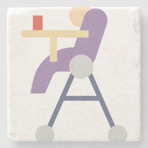 Porta-copo De Pedra cadeira alta