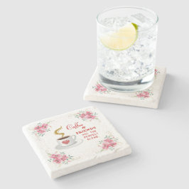 Porta-copo De Pedra Café e Amigos a mistura perfeita