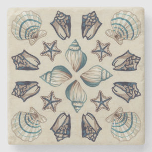 Porta-copo De Pedra Caleidoscópio Costeiro I