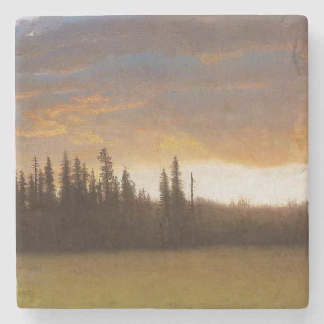 Porta-copo De Pedra California Sunset (Paisagem californiana) (Frente)