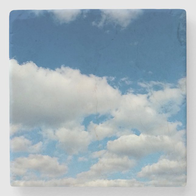Porta-copo De Pedra Camadas de nuvens (Frente)