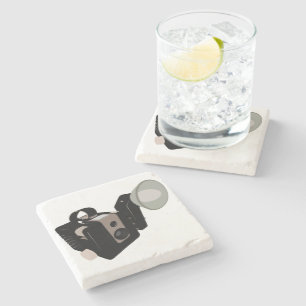 Porta-copo De Pedra Câmara Vintage