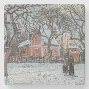 Porta-copo De Pedra Camille Pissarro - Chataigniers a Louvecienne
