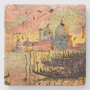Porta-copo De Pedra Canal de Entrada, Veneza Paul Signac