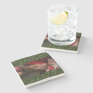 Porta-copo De Pedra Canas doces do SlipperyJoe colorido masculino