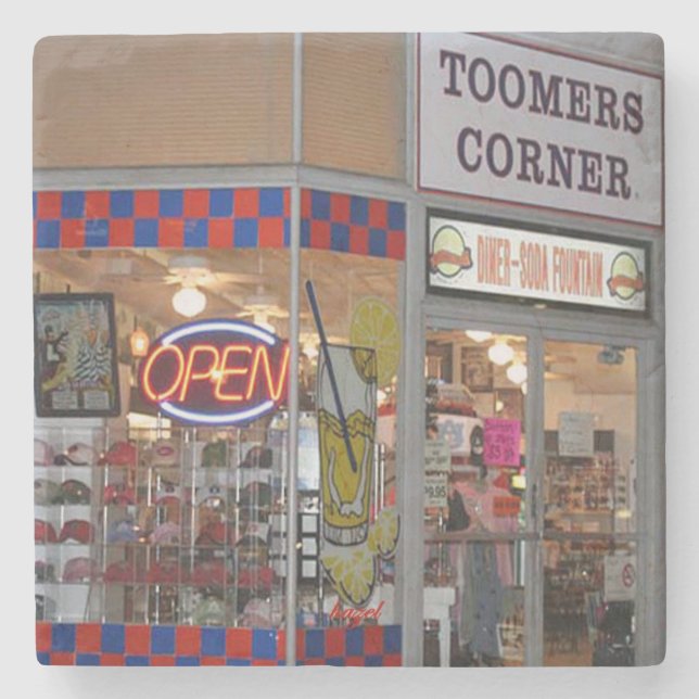 Porta-copo De Pedra Canto de Toomers, Portas copos Auburn (Frente)