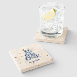 Porta-copo De Pedra Capital Decorativo Botânico Medieval A