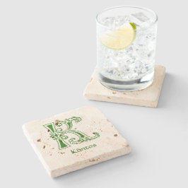 Porta-copo De Pedra Capital Decorativo Botânico Medieval K