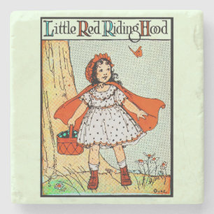 Porta-copo De Pedra Capuzinho Vermelho Vintage Fofo