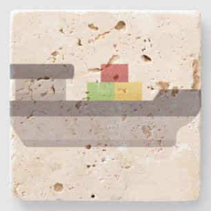 Porta-copo De Pedra cargueiro