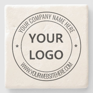 Porta-copo De Pedra Carimbo Personalizado do Nome do Logotipo Comercia