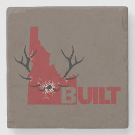 Porta-copo De Pedra Carregando Elk