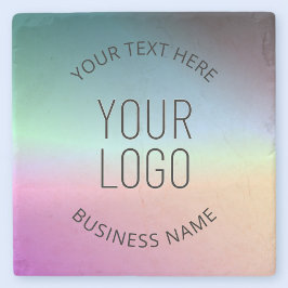 Porta-copo De Pedra Carregar logotipo | Cores de gradiente de variação