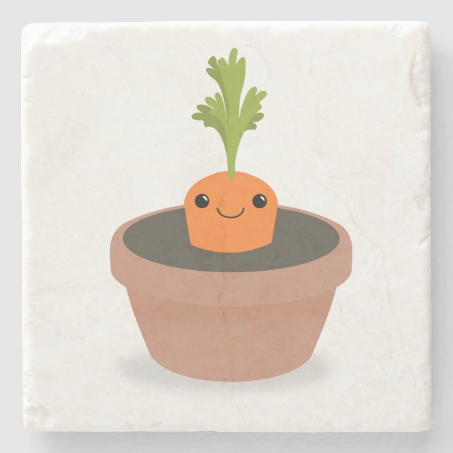 Porta-copo De Pedra Carrot Character (Frente)