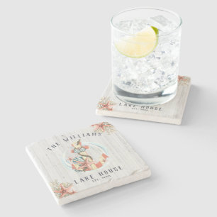 Porta-copo De Pedra Casa de Praia Costeira Náutica   Âncora russa