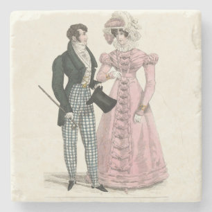 Porta-copo De Pedra Casal Antigo Casamento 1823 Homem Mulher Moda