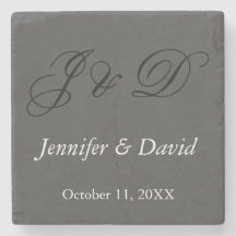 Casamento de Monograma de Script de Caligrafia Atr