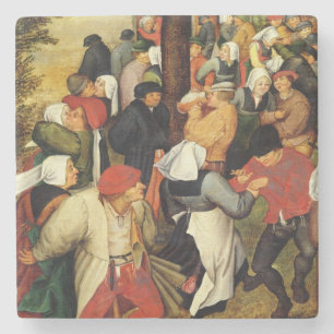 Porta-copo De Pedra Casamento rústico, detalhe de pessoas da dança